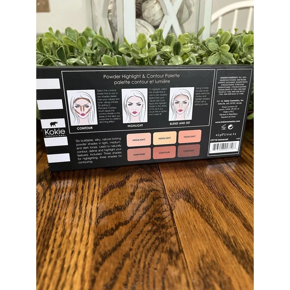 Kokie Professional Cosmetics Powder Contour Palette NEW